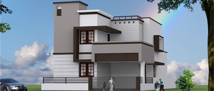 3 BHK house with car parking at Kovaipudur